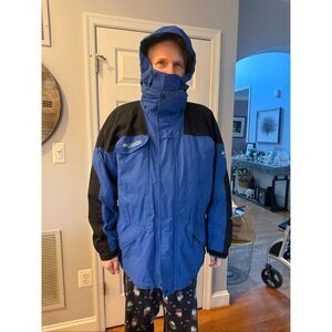 Columbia Titanium Omni-Tech Snow Boarding Ski Zip Out Fleece Lining Jacket sz XL